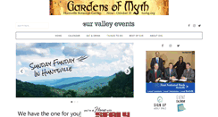 Desktop Screenshot of ourvalleyevents.com